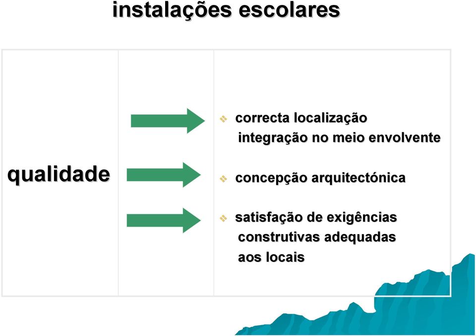 qualidade " concepção arquitectónica "