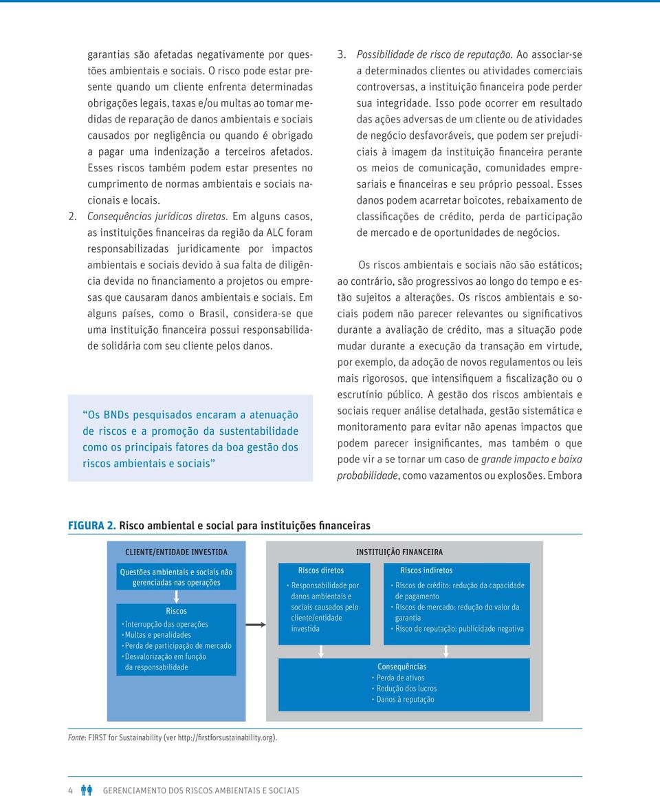 é obrigado a pagar uma indenização a terceiros afetados. Esses riscos também podem estar presentes no cumprimento de normas ambientais e sociais nacionais e locais. 2. Consequências jurídicas diretas.