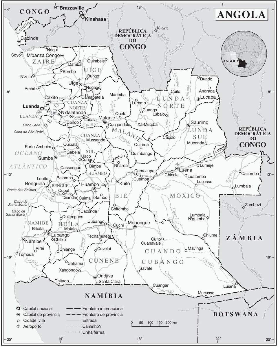 Camacupa Cuemba Kuito Kikwit Bembe N'zeto Bungo Uíge Ambriz Negage Cuilo Marimba Caxito Camabatela CUANZA Luremo Luanda NORTE Cuango N'dalatando Quela LUANDA Lubalo Lucala Malanje Dondo Cabo Ledo