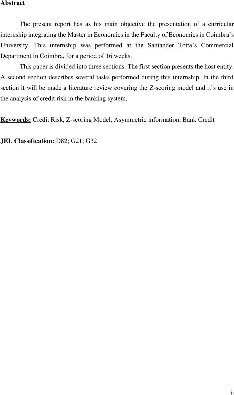 The first section presents the host entity. A second section describes several tasks performed during this internship.