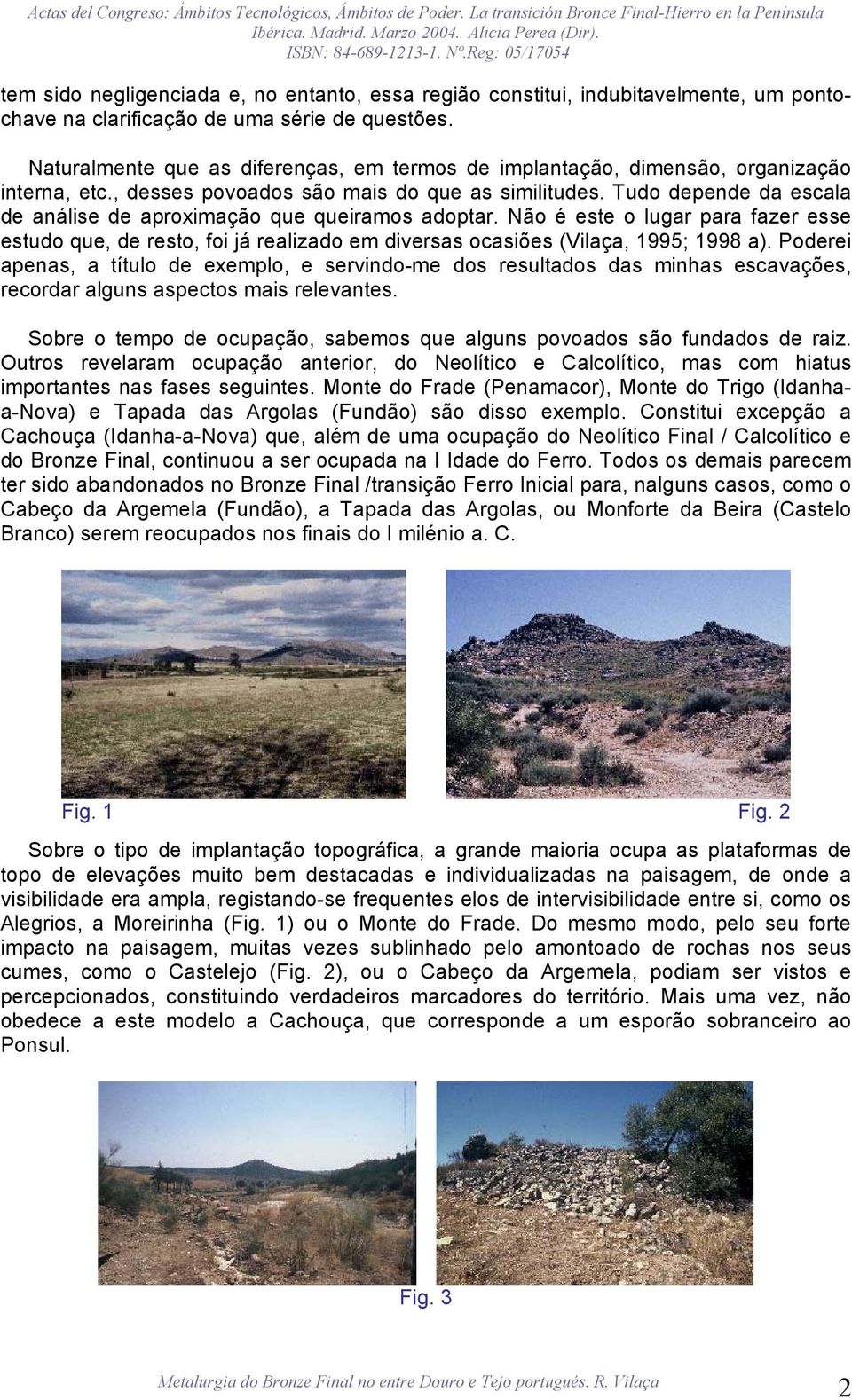 Tudo depende da escala de análise de aproximação que queiramos adoptar. Não é este o lugar para fazer esse estudo que, de resto, foi já realizado em diversas ocasiões (Vilaça, 1995; 1998 a).