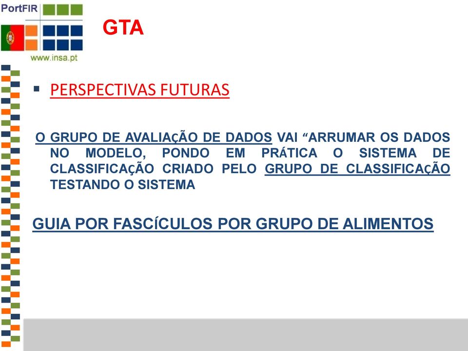 DE CLASSIFICAÇÃO CRIADO PELO GRUPO DE CLASSIFICAÇÃO