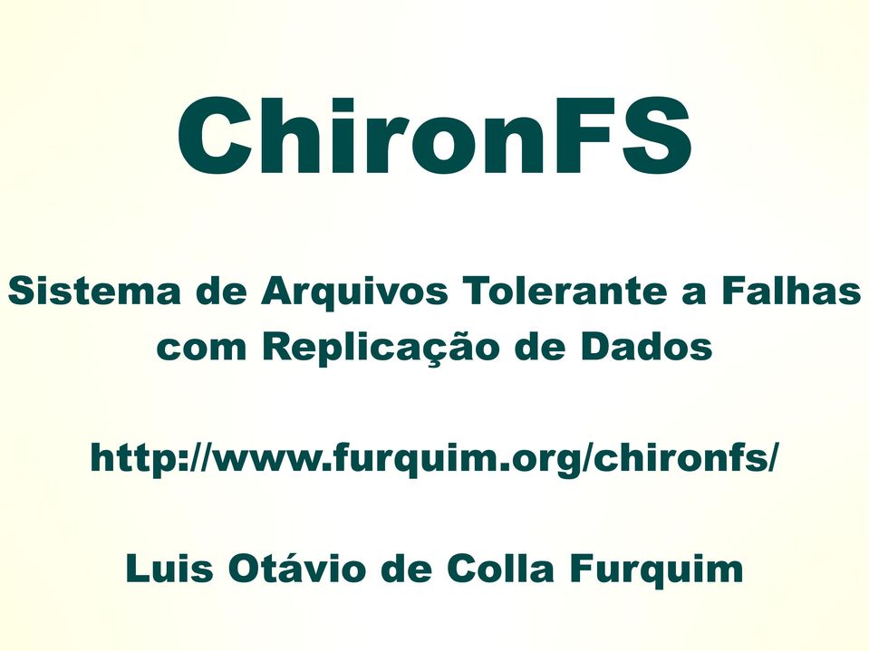 Dados http://www.furquim.