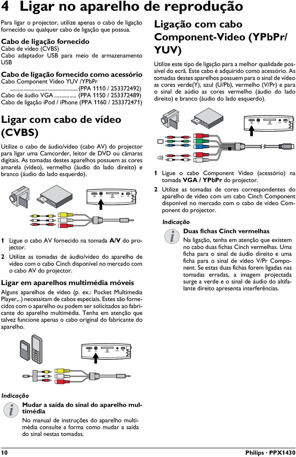 ..(PPA 1110 / 253372492) Cabo de áudio VGA.