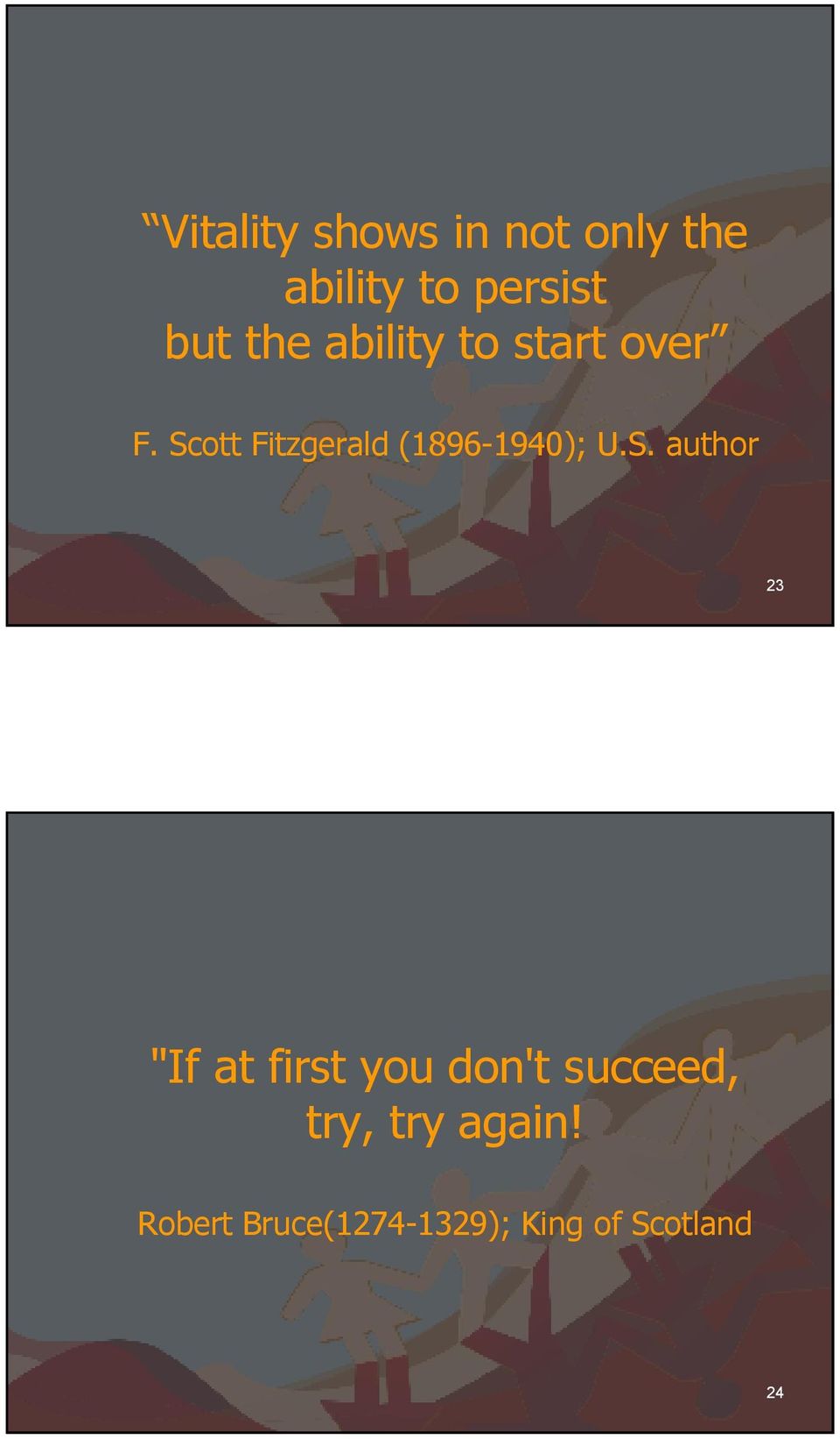 Scott Fitzgerald (1896-1940); U.S. author 23 "If at
