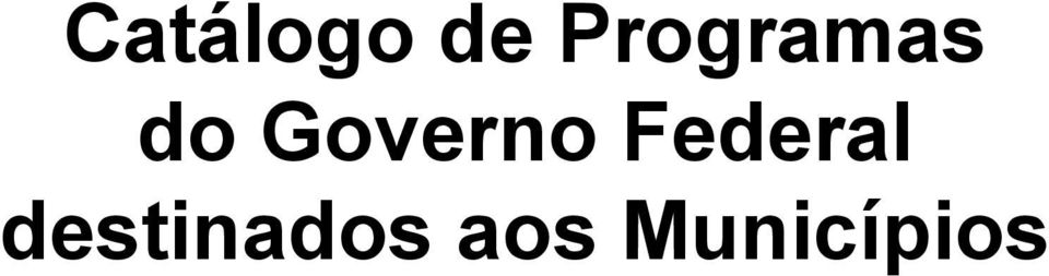 Governo Federal