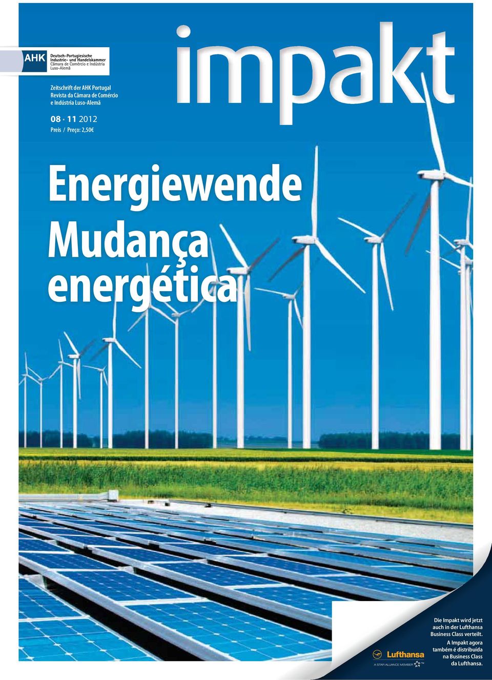 energética Die Impakt wird jetzt auch in der Lufthansa Business Class