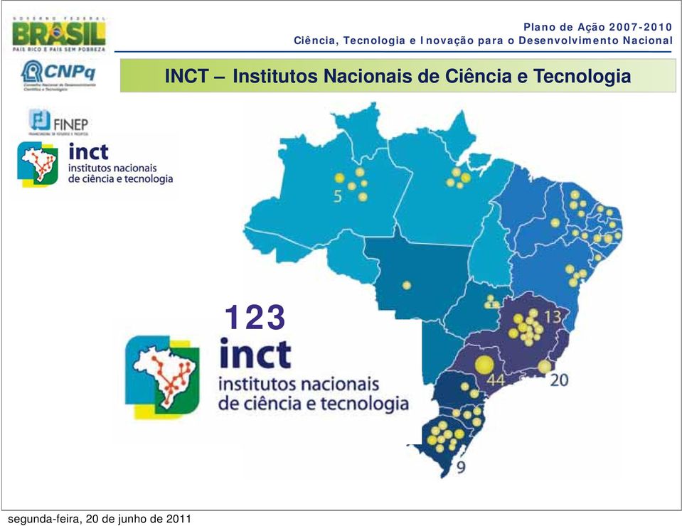 Desenvolvimento Nacional INCT