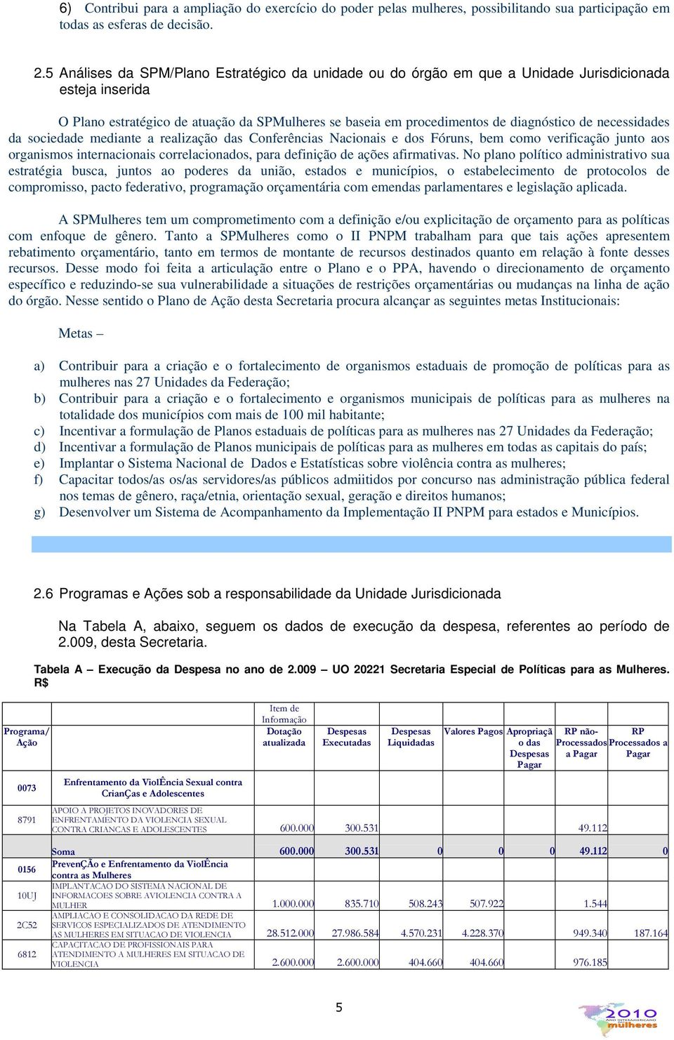 necessidades da sociedade mediante a realização das Conferências Nacionais e dos Fóruns, bem como verificação junto aos organismos internacionais correlacionados, para definição de ações afirmativas.