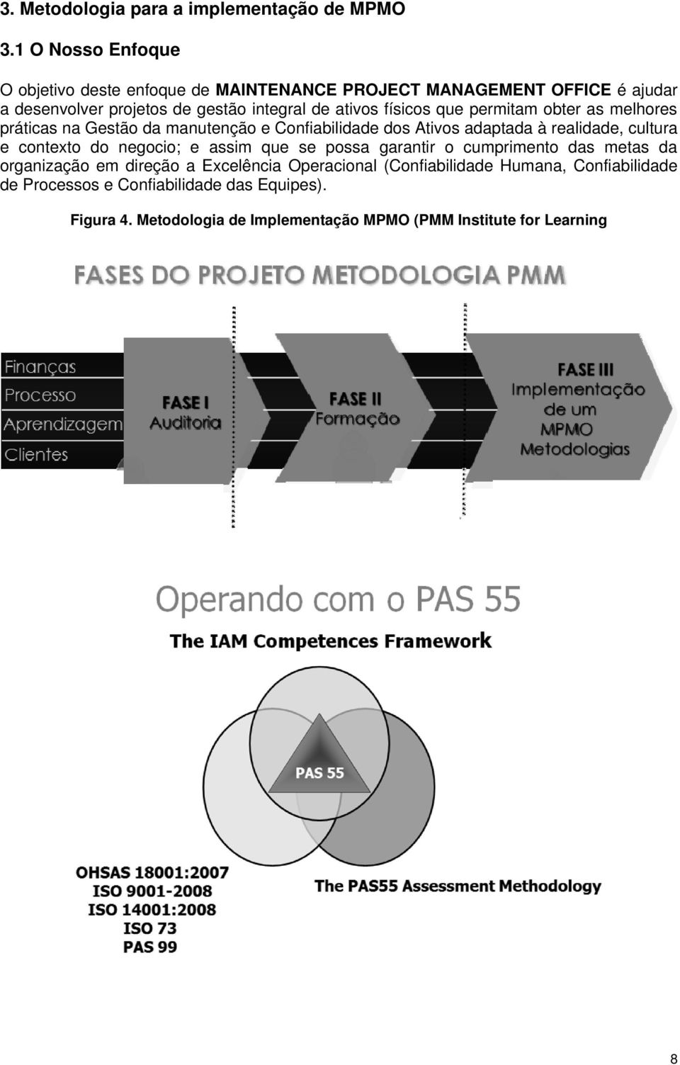 físicos que permitam obter as melhores práticas na Gestão da manutenção e Confiabilidade dos Ativos adaptada à realidade, cultura e contexto do