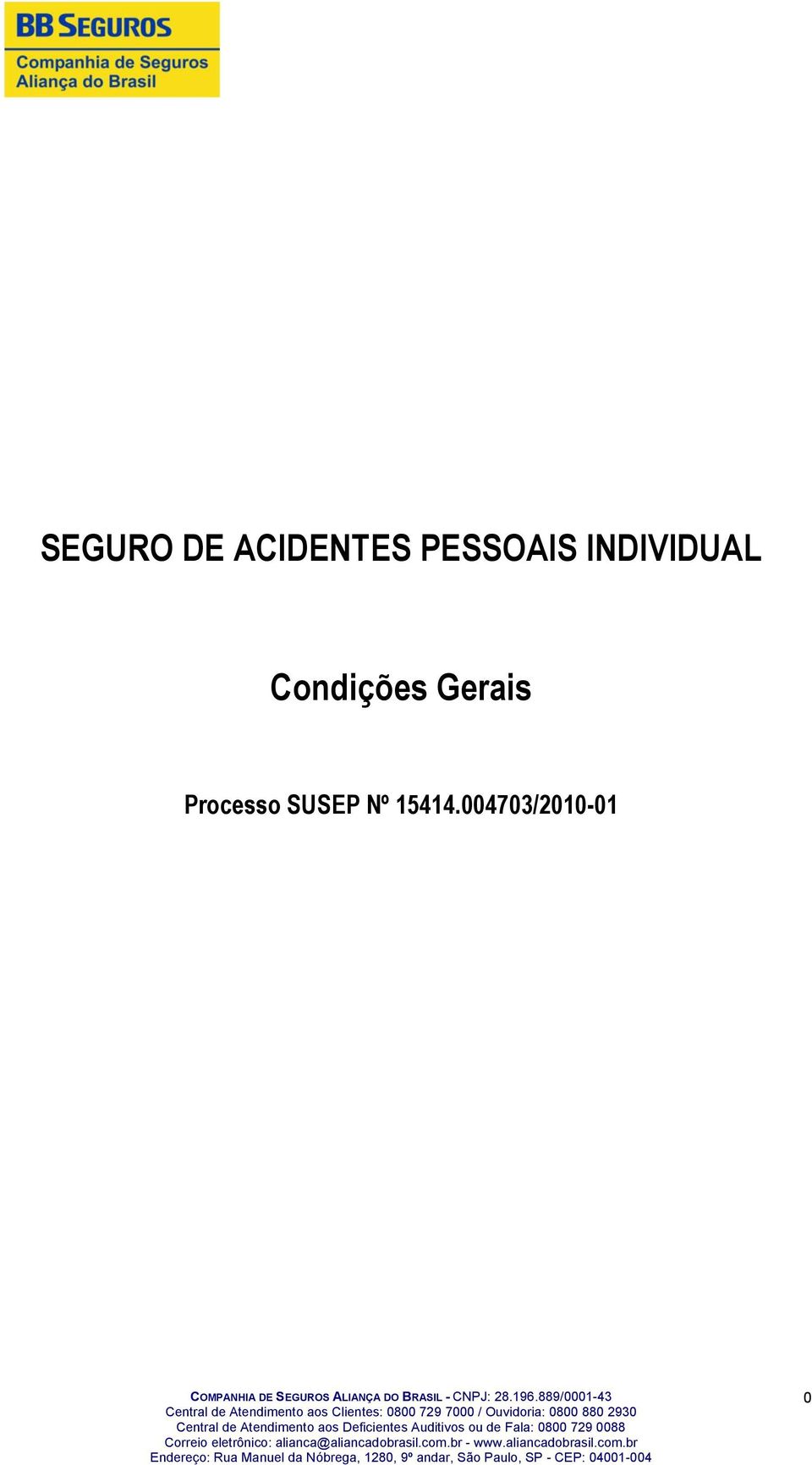 Condições Gerais