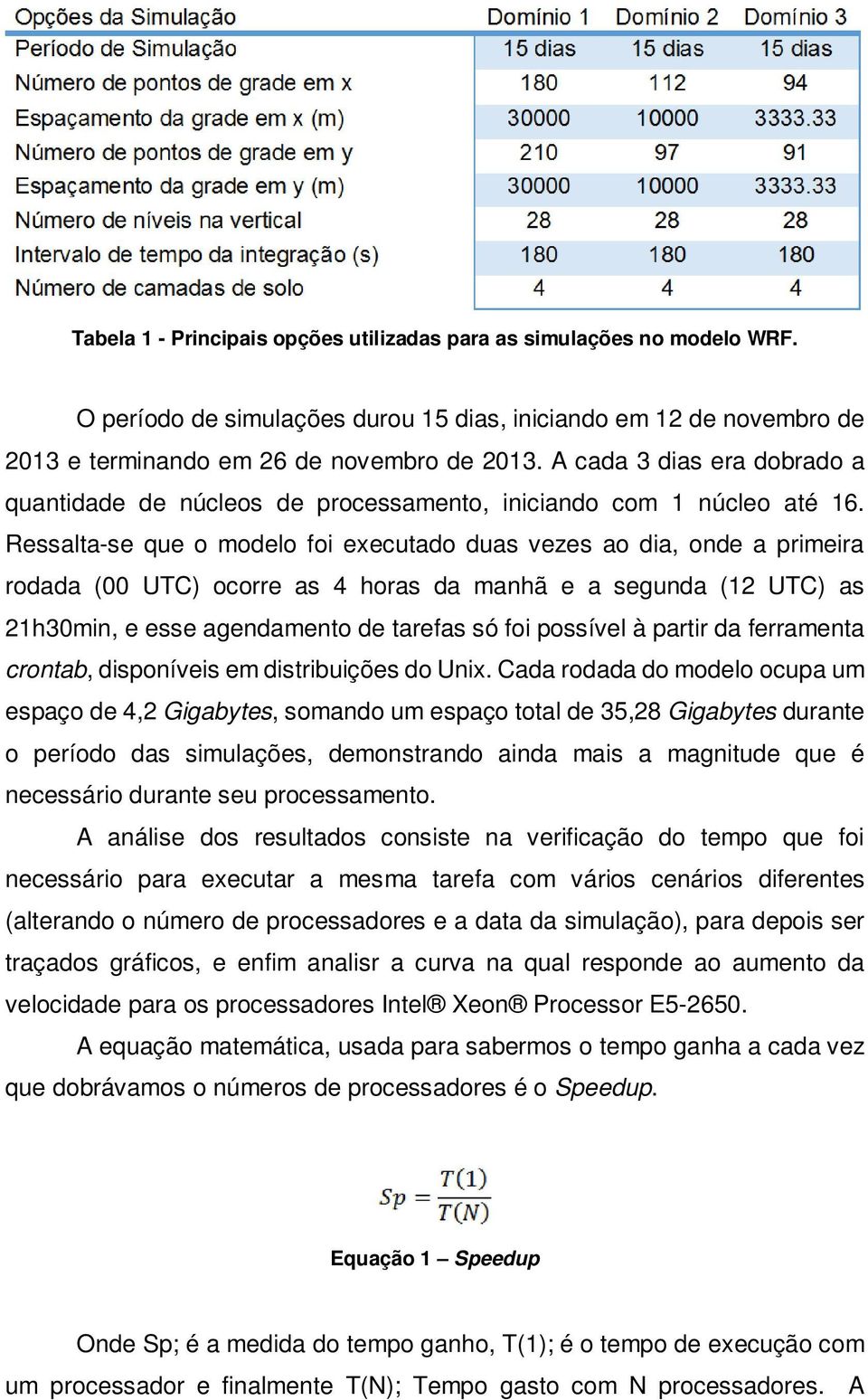 Ressalta-se que o modelo foi executado duas vezes ao dia, onde a primeira rodada (00 UTC) ocorre as 4 horas da manhã e a segunda (12 UTC) as 21h30min, e esse agendamento de tarefas só foi possível à