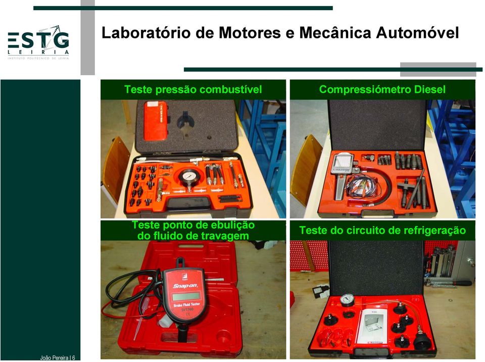 Compressiómetro Diesel Teste ponto de