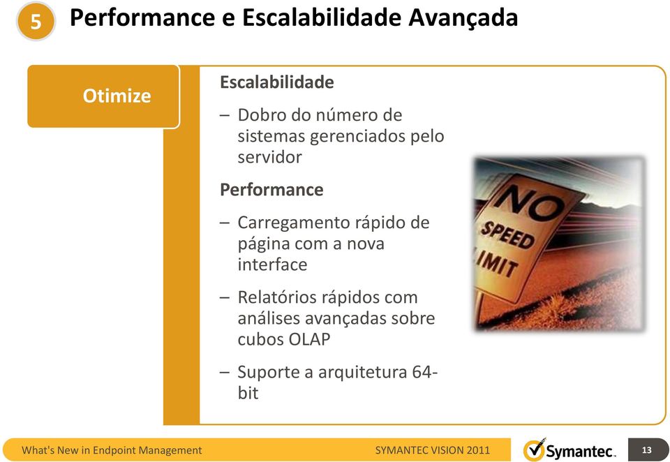 Carregamento rápido de página com a nova interface Relatórios