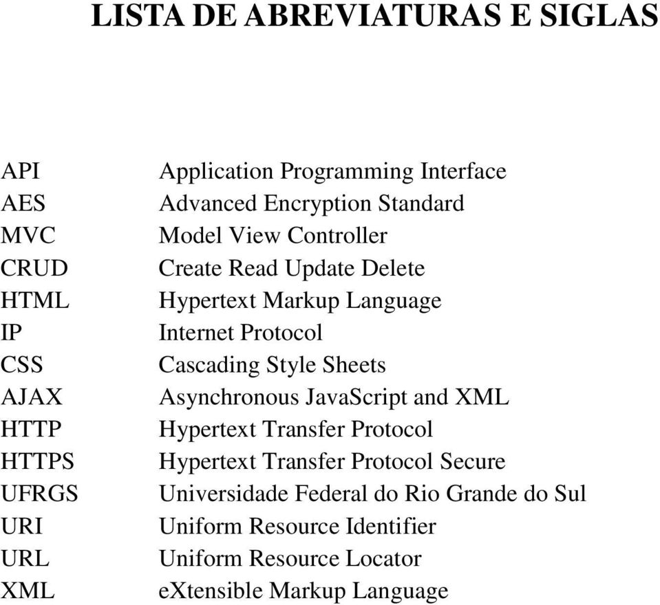 Protocol Cascading Style Sheets Asynchronous JavaScript and XML Hypertext Transfer Protocol Hypertext Transfer Protocol