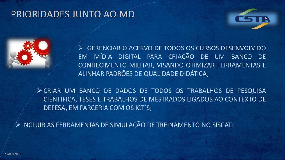 CRIAR UM BANCO DE DADOS DE TODOS OS TRABALHOS DE PESQUISA CIENTIFICA, TESES E TRABALHOS DE MESTRADOS