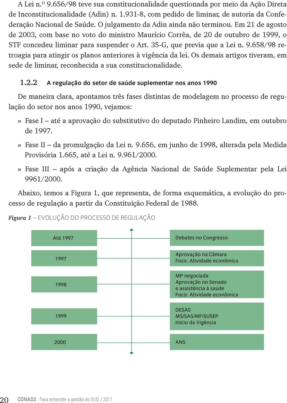 35-G, que previa que a Lei n. 9.658/98 retroagia para atingir os planos anteriores à vigência da lei. Os demais artigos tiveram, em sede de liminar, reconhecida a sua constitucionalidade. 1.2.