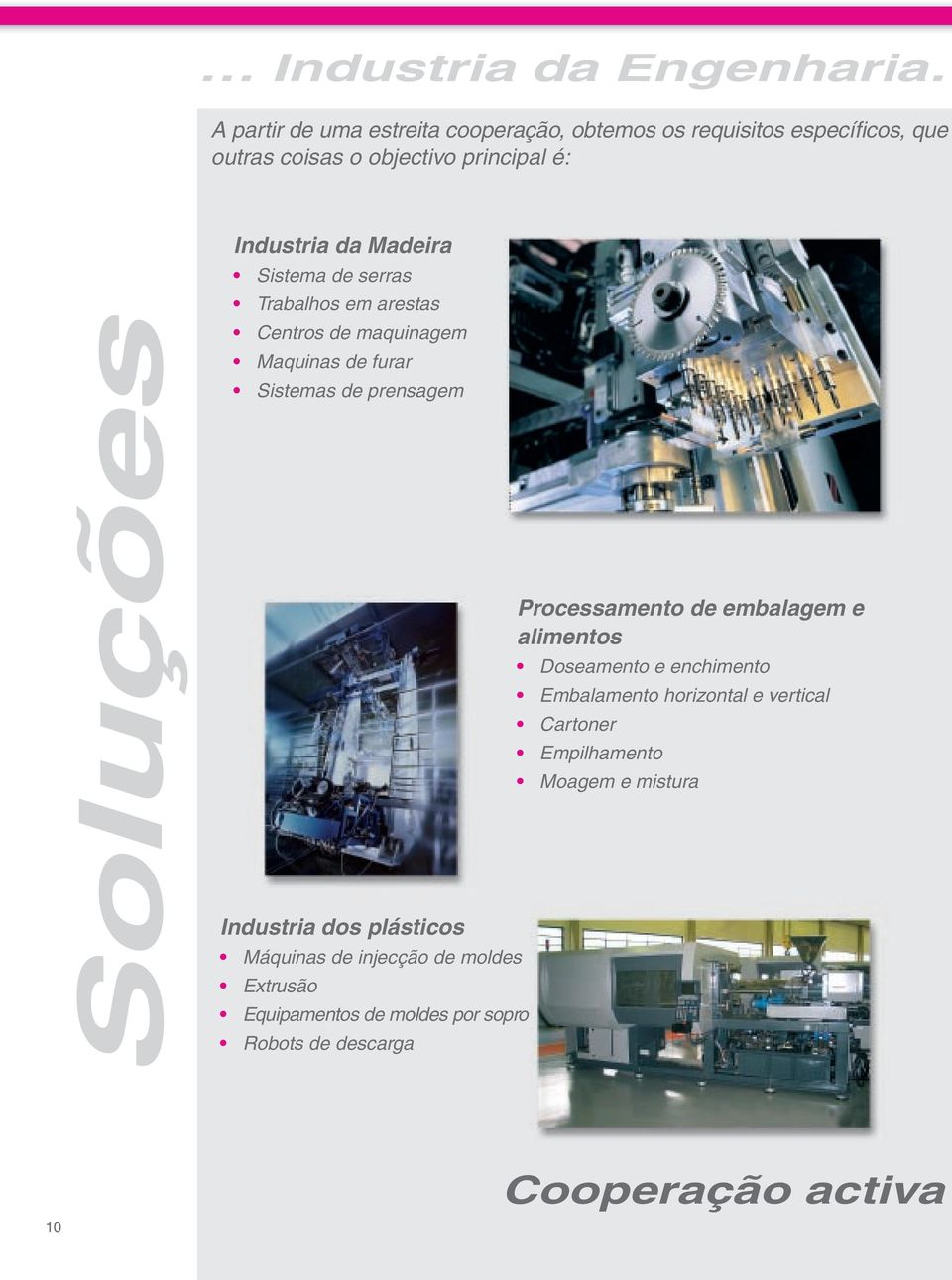 Industria dos plásticos Máquinas de injecção de moldes Extrusão Equipamentos de moldes por sopro Robots de descarga Processamento de