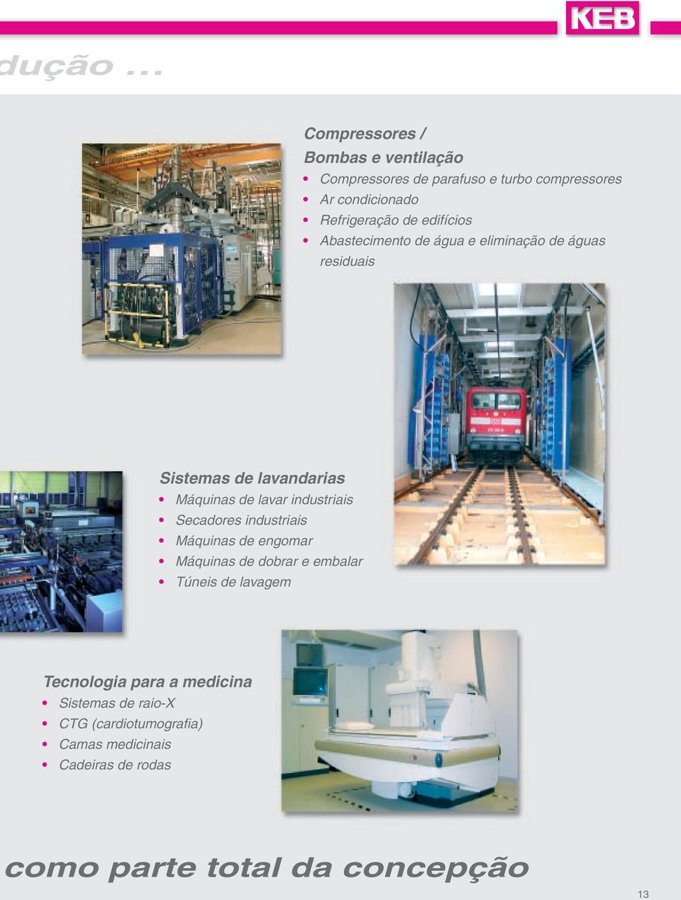industriais Secadores industriais Máquinas de engomar Máquinas de dobrar e embalar Túneis de lavagem Tecnologia