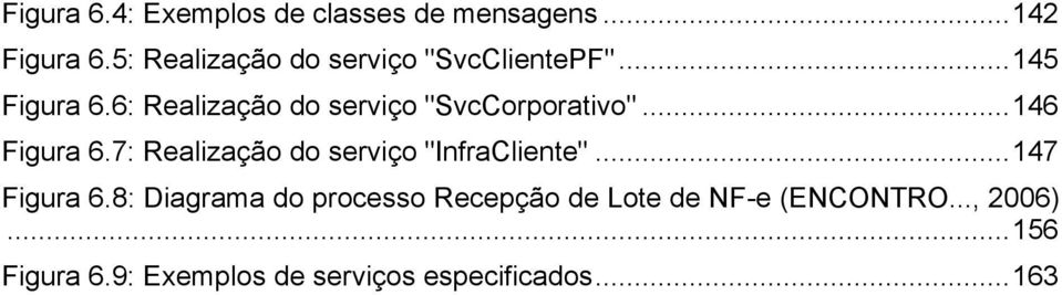 6: Realização do serviço "SvcCorporativo"... 146 Figura 6.