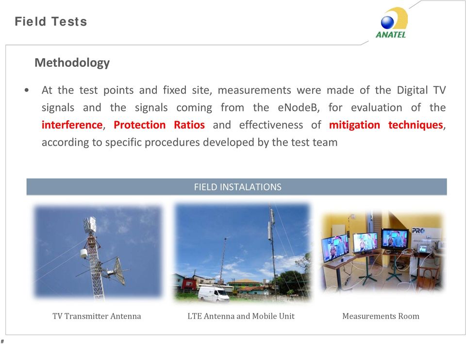 Ratios and effectiveness of mitigation techniques, according to specific procedures developed by