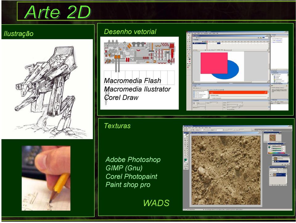 Ilustrator Corel Draw Texturas Adobe