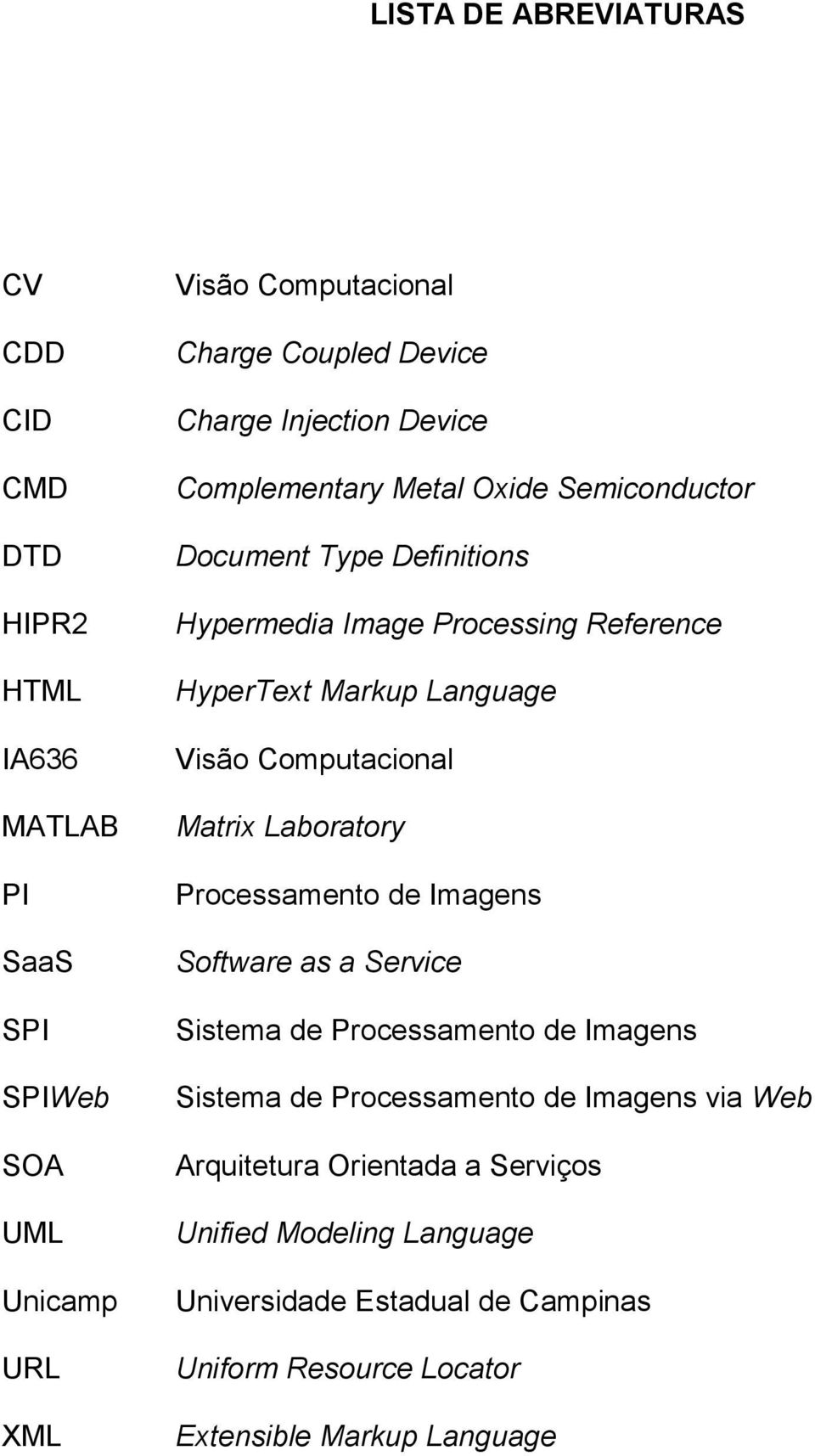 Visão Computacional Matrix Laboratory Processamento de Imagens Software as a Service Sistema de Processamento de Imagens Sistema de Processamento de