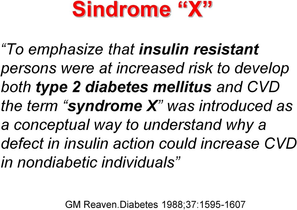 introduced as a conceptual way to understand why a defect in insulin action