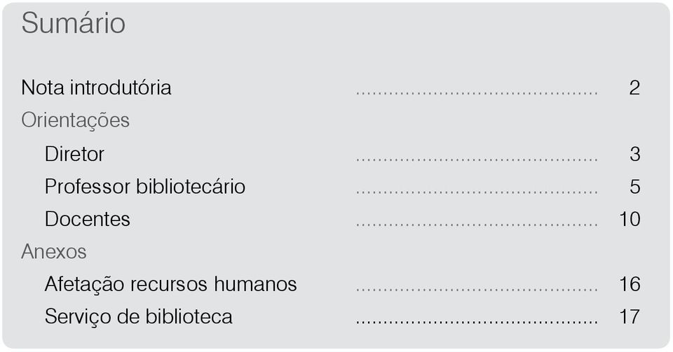 .. 3 Professor bibliotecário... 5 Docentes.