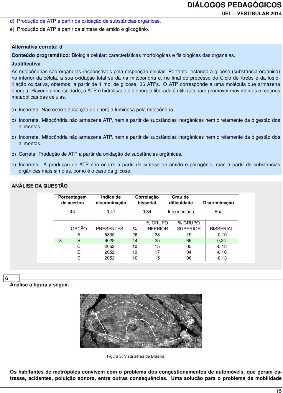 Justificativa As mitocôndrias são organelas responsáveis pela respiração celular.