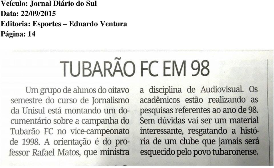 22/09/2015 Editoria: