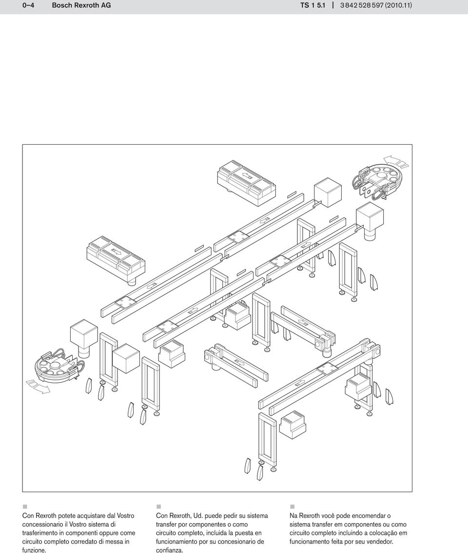 completo corredato di messa in funzione. Con Rexroth, Ud.