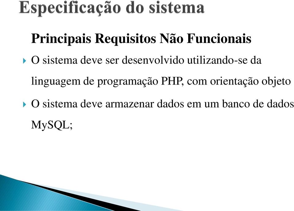 de programação PHP, com orientação objeto O