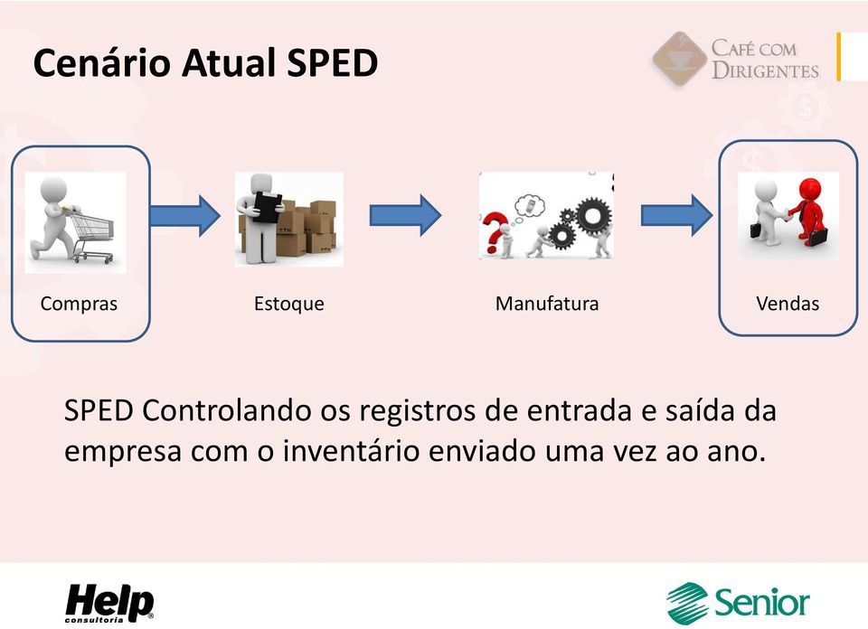 registros de entrada e saída da