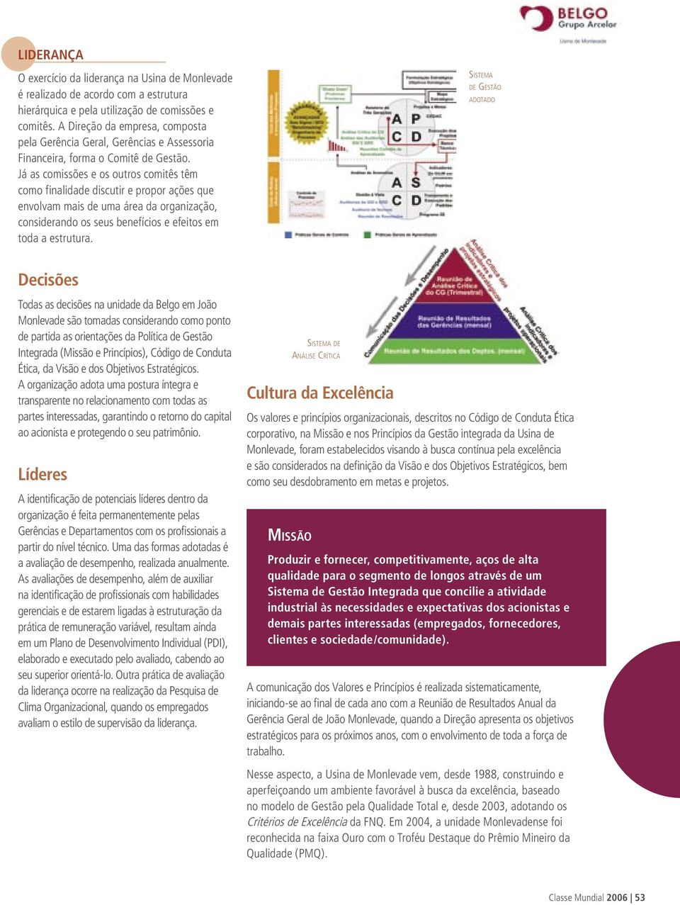 Já as comissões e os outros comitês têm como finalidade discutir e propor ações que envolvam mais de uma área da organização, considerando os seus benefícios e efeitos em toda a estrutura.