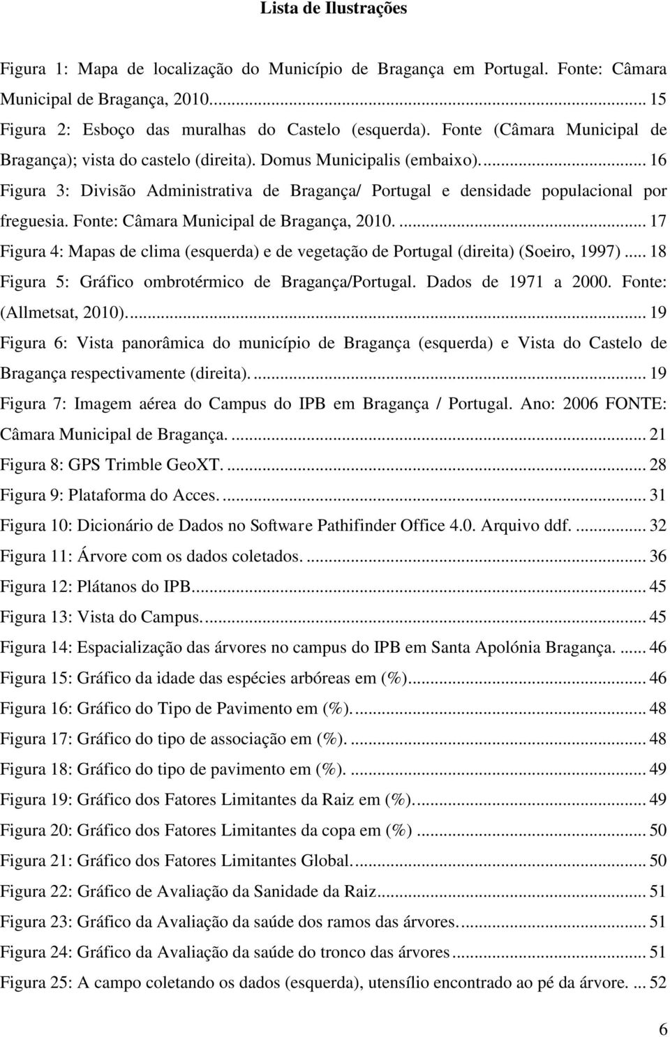 Fonte: Câmara Municipal de Bragança, 2010.... 17 Figura 4: Mapas de clima (esquerda) e de vegetação de Portugal (direita) (Soeiro, 1997)... 18 Figura 5: Gráfico ombrotérmico de Bragança/Portugal.