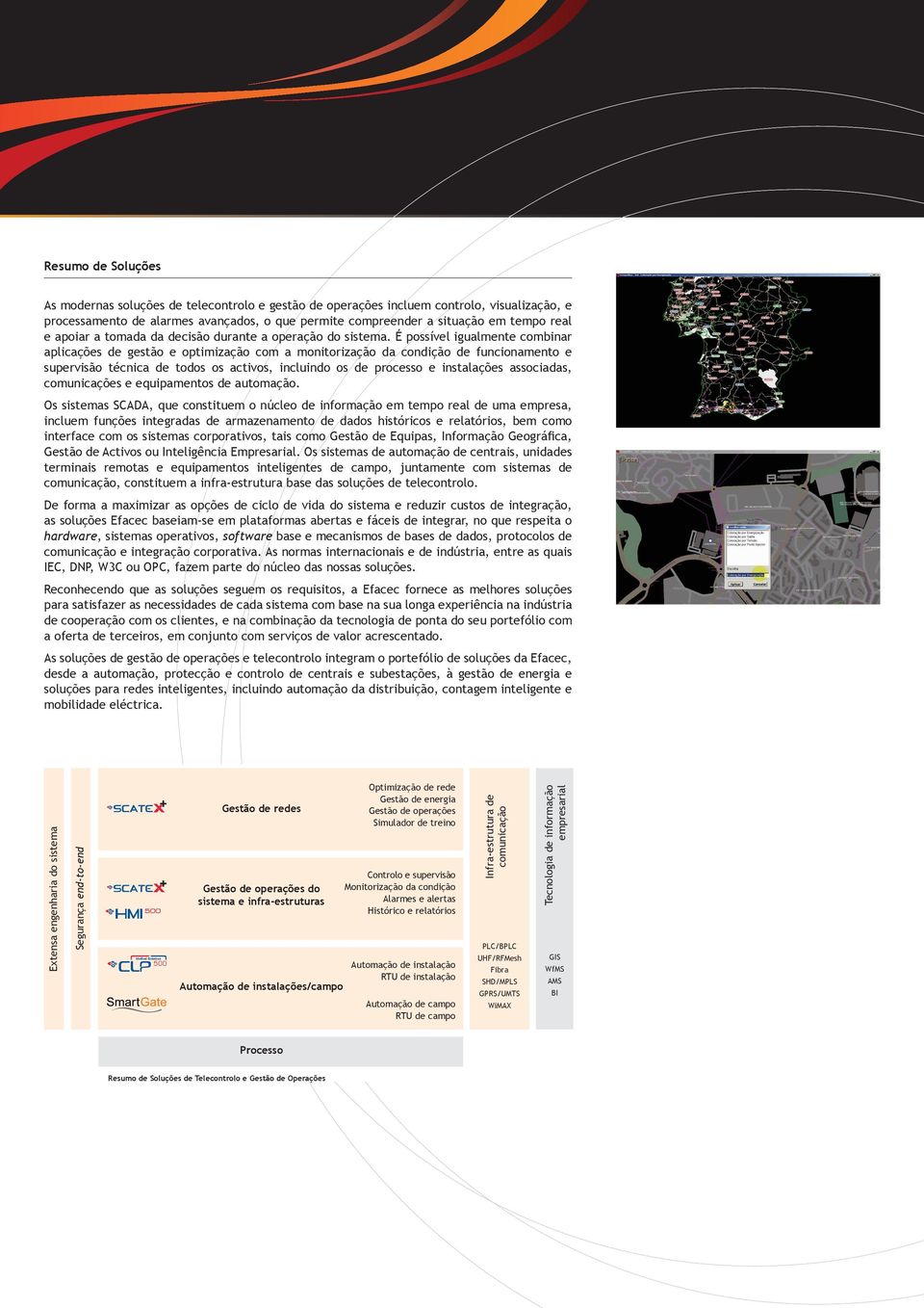 É possível igualmente combinar aplicações de gestão e optimização com a monitorização da condição de funcionamento e supervisão técnica de todos os activos, incluindo os de processo e instalações