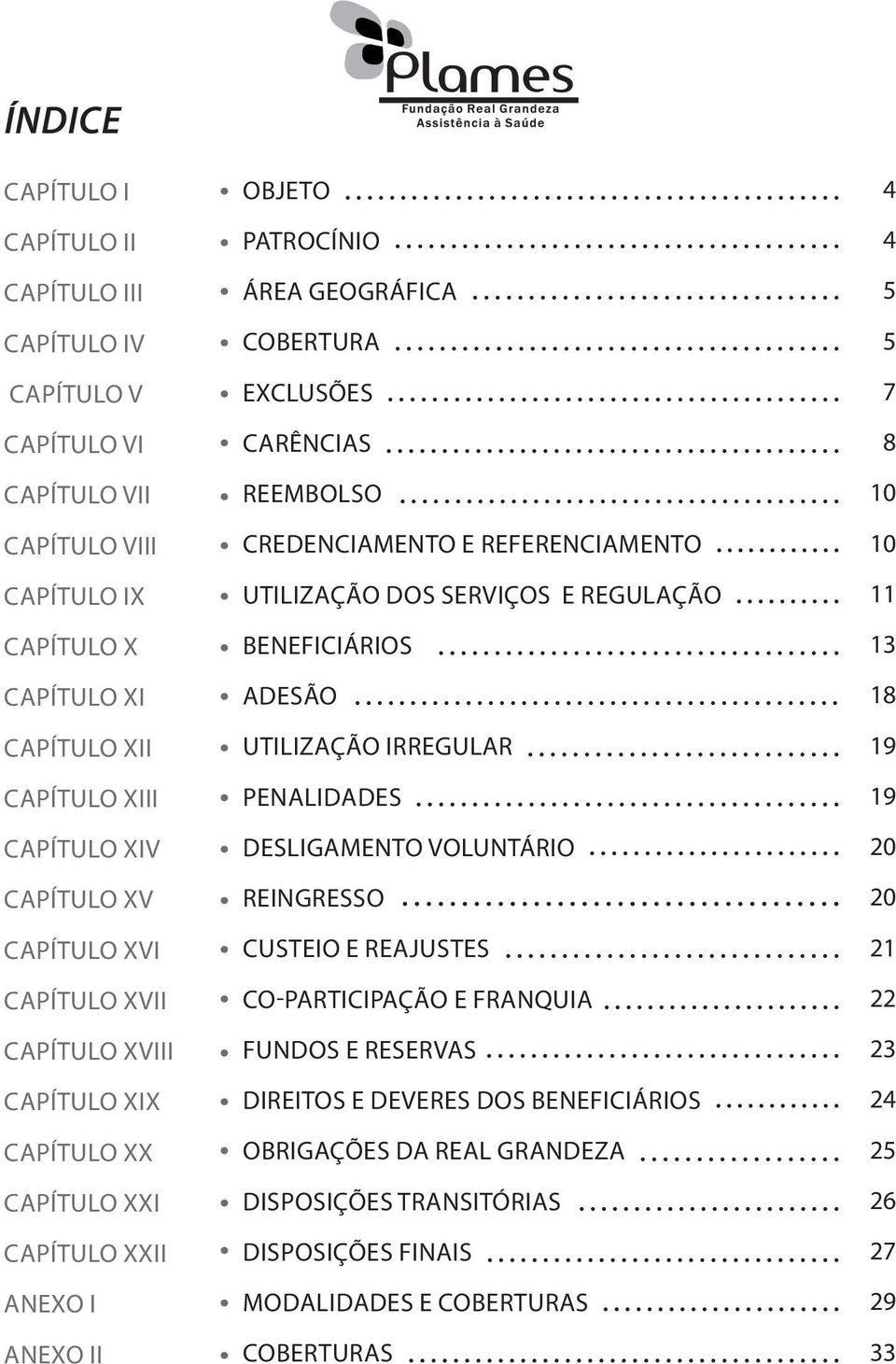 e Referenciamento UTILIZAÇÃO DOS SERVIÇOS E REGULAÇÃO BENEFICIÁRIOS ADESÃO UTILIZAÇÃO IRREGULAR PENALIDADES DESLIGAMENTO VOLUNTÁRIO REINGRESSO CUSTEIO E REAJUSTES CO-PARTICIPAÇÃO E FRANQUIA FUNDOS E