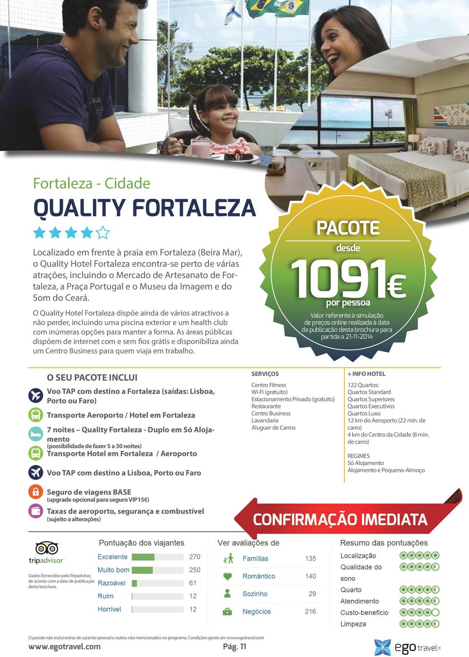 O Quality Hotel Fortaleza dispõe ainda de vários atractivos a não perder, incluindo uma piscina exterior e um health club com inúmeras opções para manter a forma.