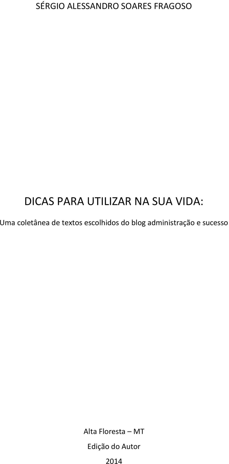 de textos escolhidos do blog administração