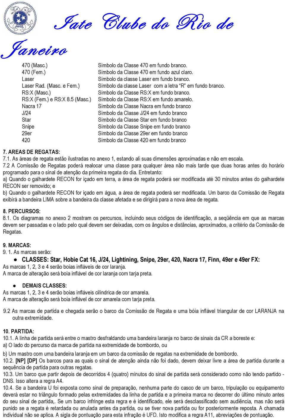 Nacra 17 Símbolo da Classe Nacra em fundo branco J/24 Símbolo da Classe J/24 em fundo branco Star Símbolo da Classe Star em fundo branco Snipe Símbolo da Classe Snipe em fundo branco 29er Símbolo da