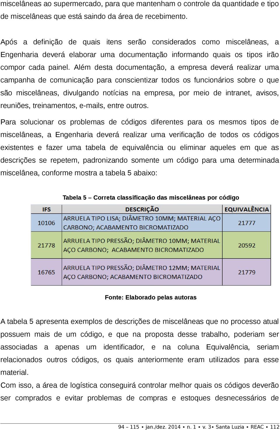 Além desta documentação, a empresa deverá realizar uma campanha de comunicação para conscientizar todos os funcionários sobre o que são miscelâneas, divulgando notícias na empresa, por meio de