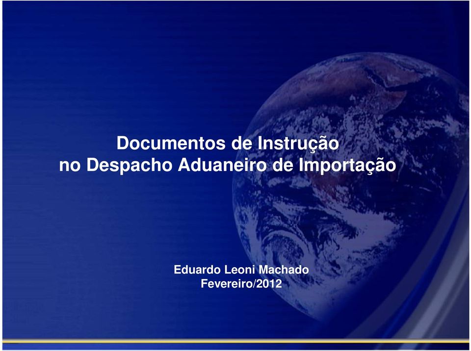 de Importação Eduardo