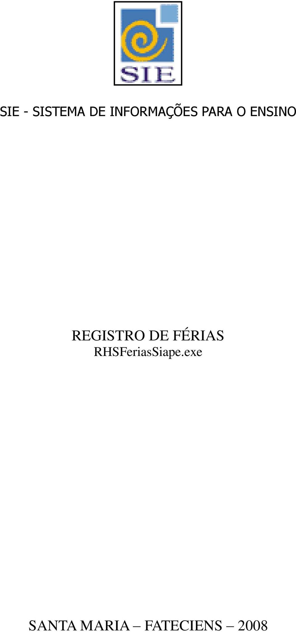 REGISTRO DE FÉRIAS