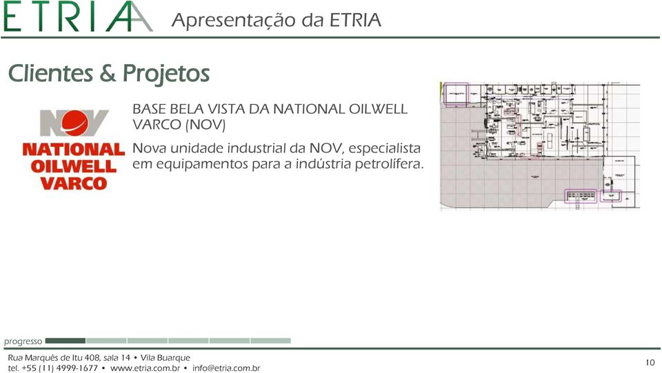 (NOV) Nova unidade industrial da NOV,