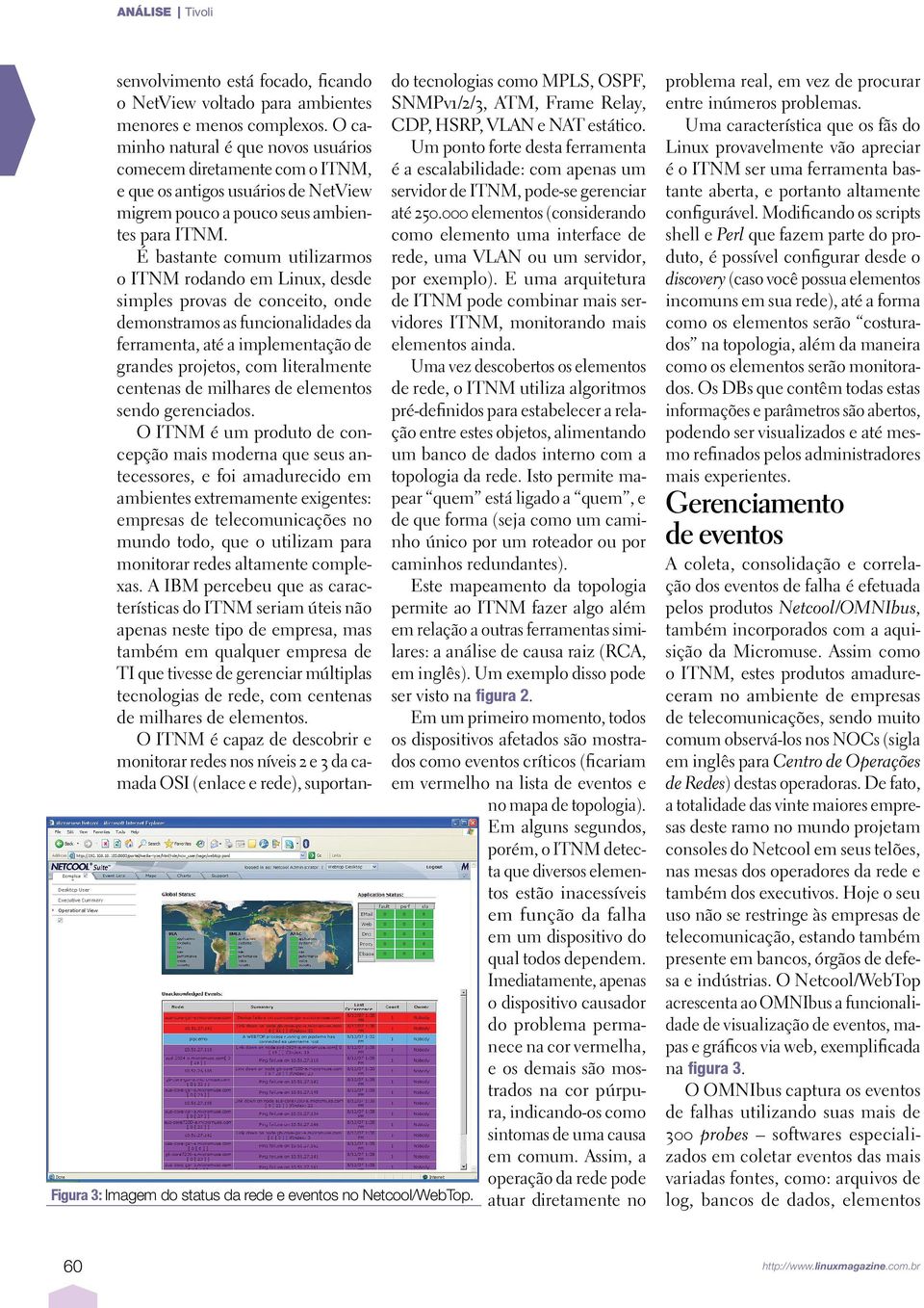 É bastante comum utilizarmos o ITNM rodando em Linux, desde simples provas de conceito, onde demonstramos as funcionalidades da ferramenta, até a implementação de grandes projetos, com literalmente