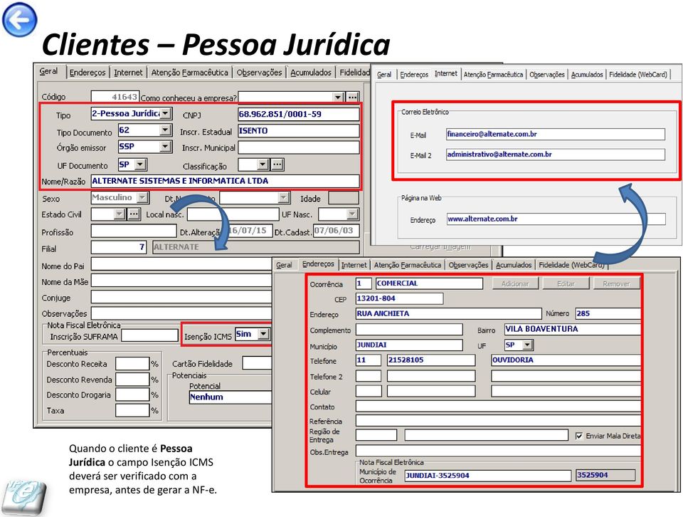 Isenção ICMS deverá ser verificado