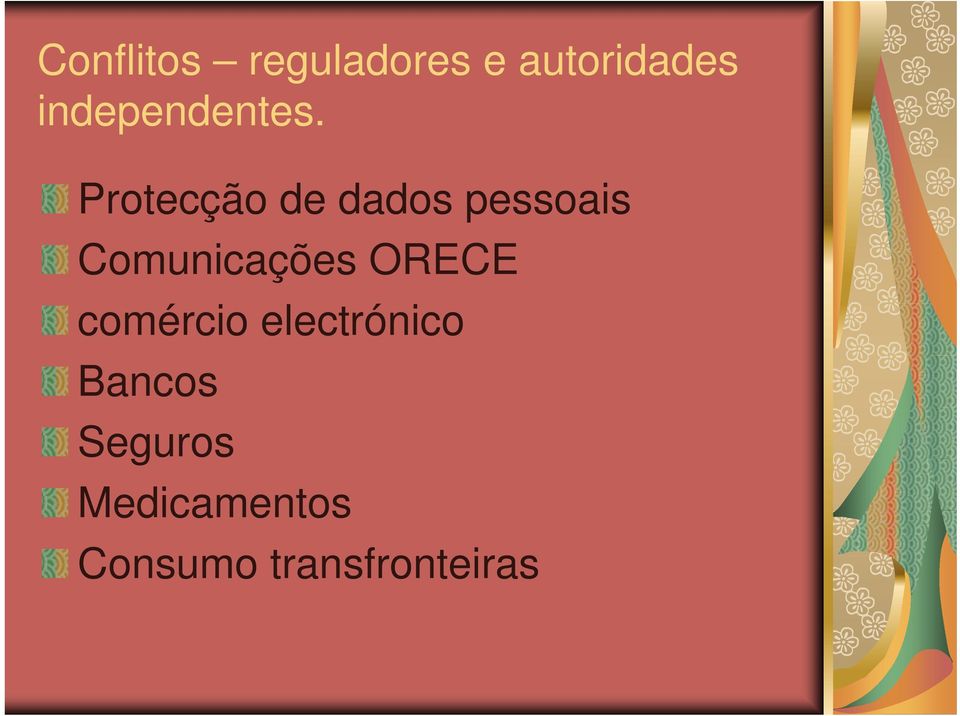 Protecção de dados pessoais Comunicações