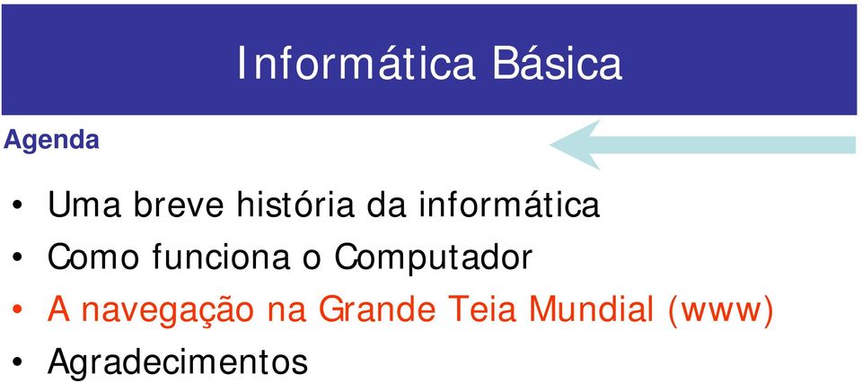 Computador A navegação na