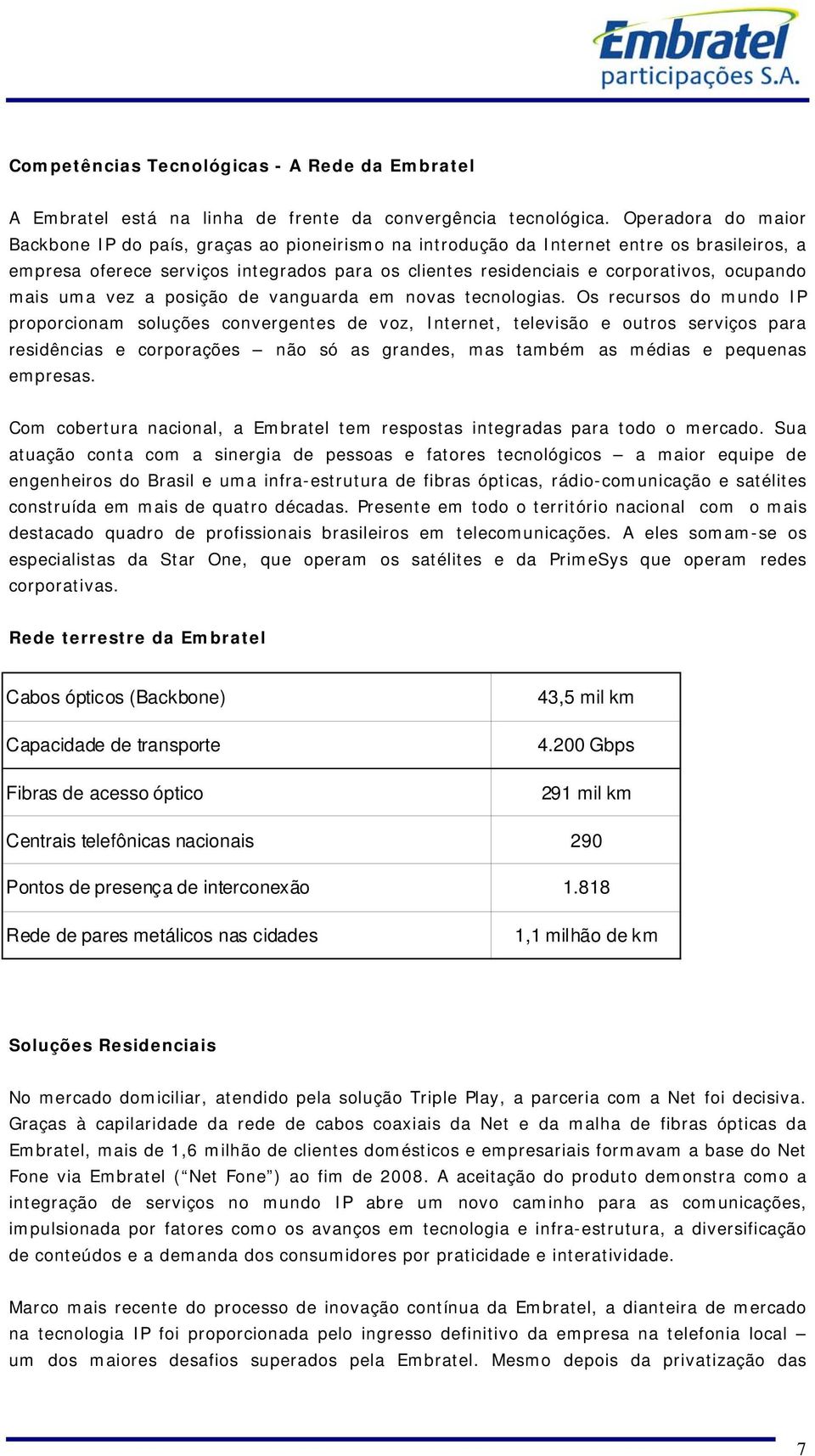 ocupando mais uma vez a posição de vanguarda em novas tecnologias.